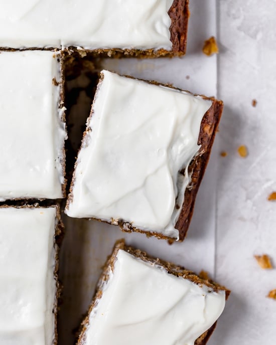 Fruity, moist and delicious, this banana and zucchini cake is loaded crushed pineapple and lightly sweetened with honey.
