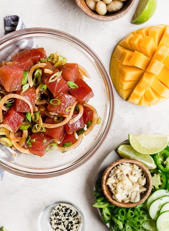 poke bowl ingredients