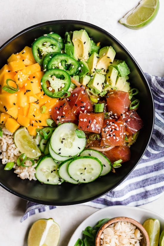 Ahi Poke Bowl with Mango