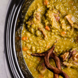 Slow Cooker Split Pea Soup