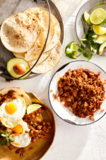 A lighter version of Mexican Chorizo made with ground turkey and a smoky spice blend, perfect for adding to eggs, tacos, and more!