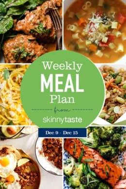 A free 7-day flexible weight loss meal plan including breakfast, lunch and dinner and a shopping list. All recipes include calories and updated WW Smart Points.