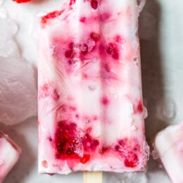 Raspberry Yogurt Ice Pops
