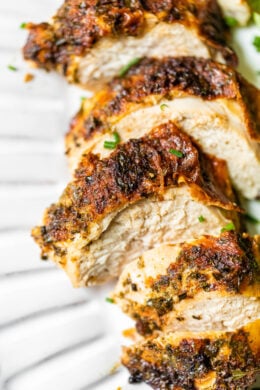 sliced chicken breast