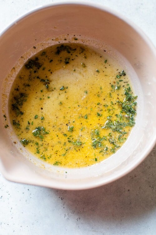 melted butter