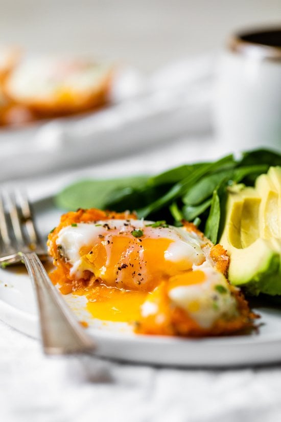 sweet potato egg nest