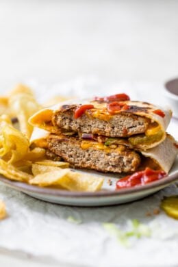 Cheeseburger Crunch Wrap