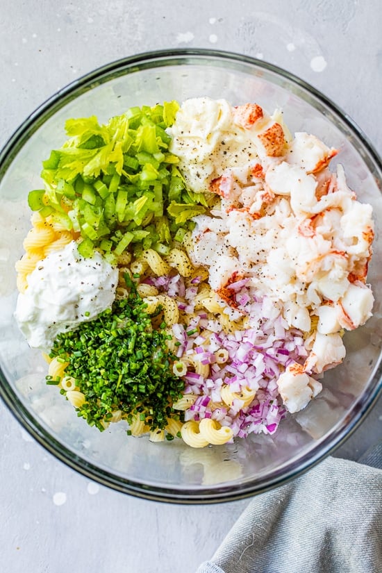 how to make lobster macaroni salad