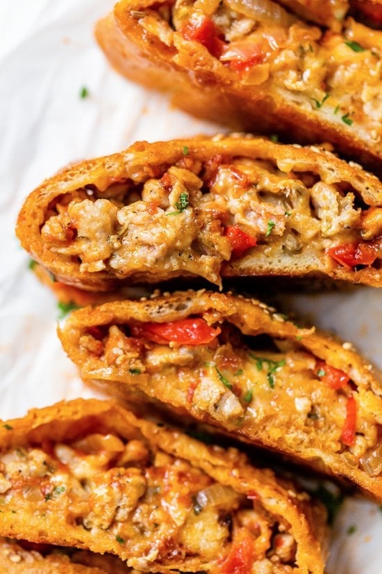 Sausage and Pepper Bread