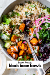 Sweet Potato Black Bean Bowls