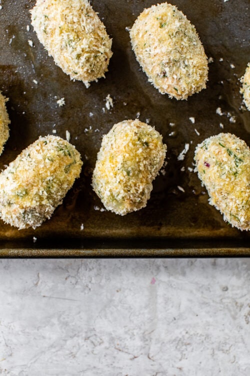Baked Tuna Potato Croquettes