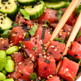 Ahi Tuna Poke Salad