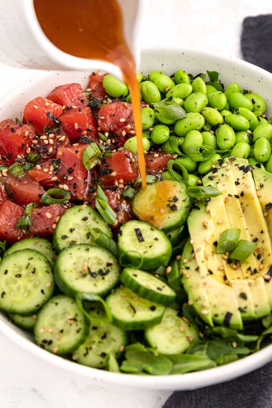 Ahi Tuna Poke Salad