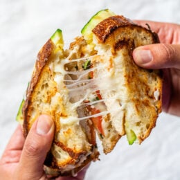 Grilled Chicken Zucchini Panini