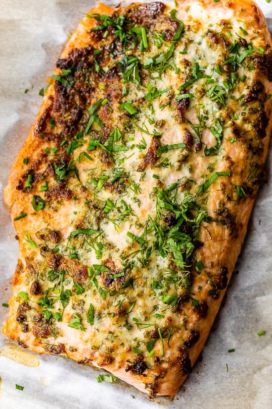 Baked salmon