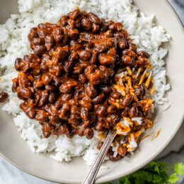 black beans and rice