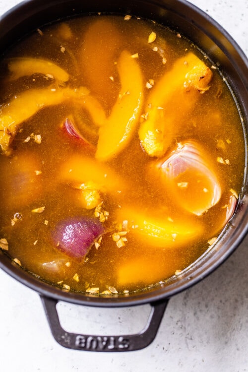 Roasted Vegan Acorn Soup