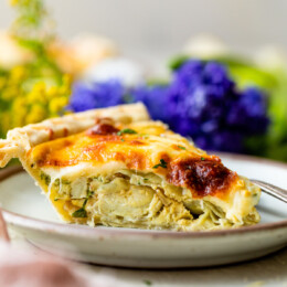 Artichoke Pie slice