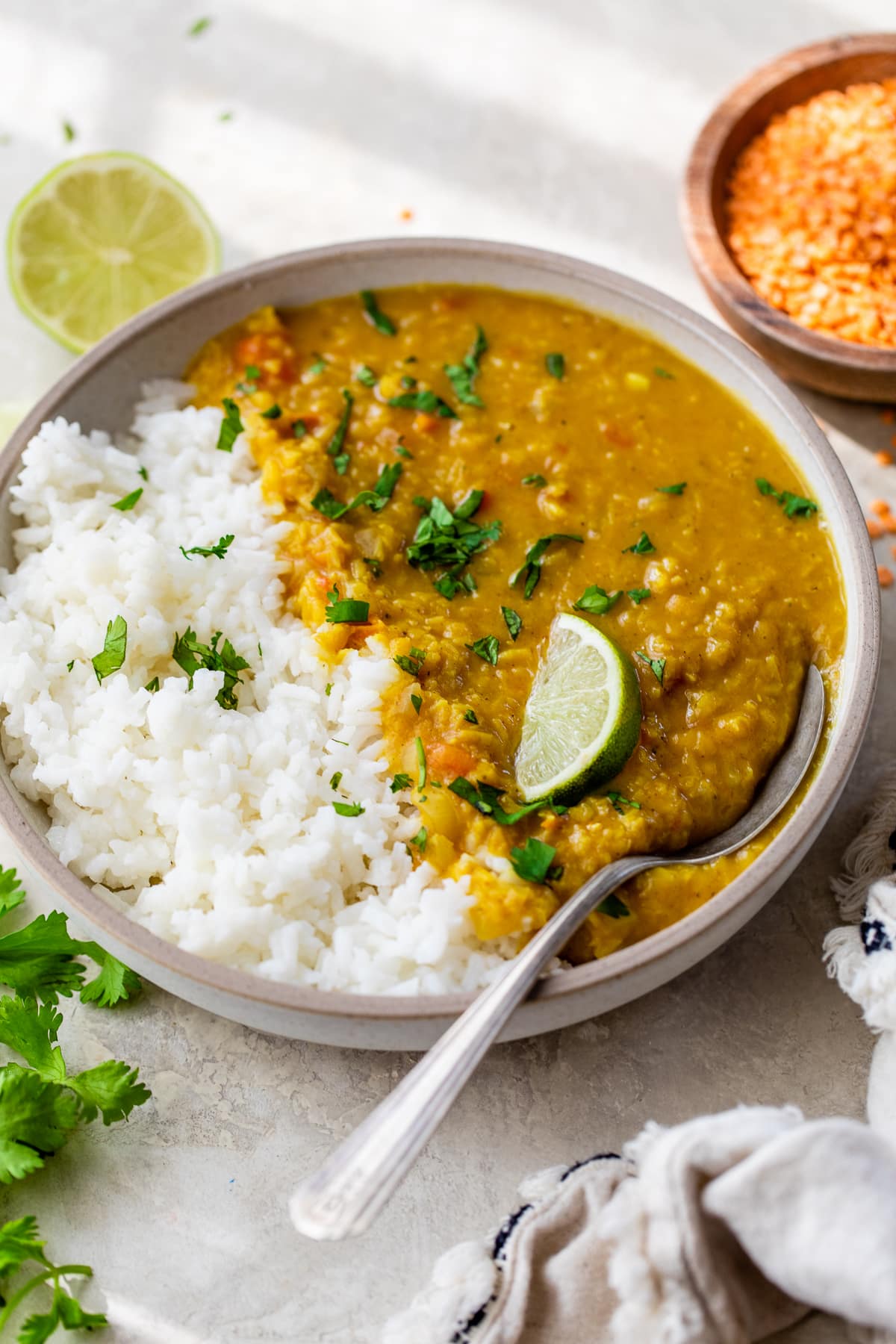 lentils and rice
