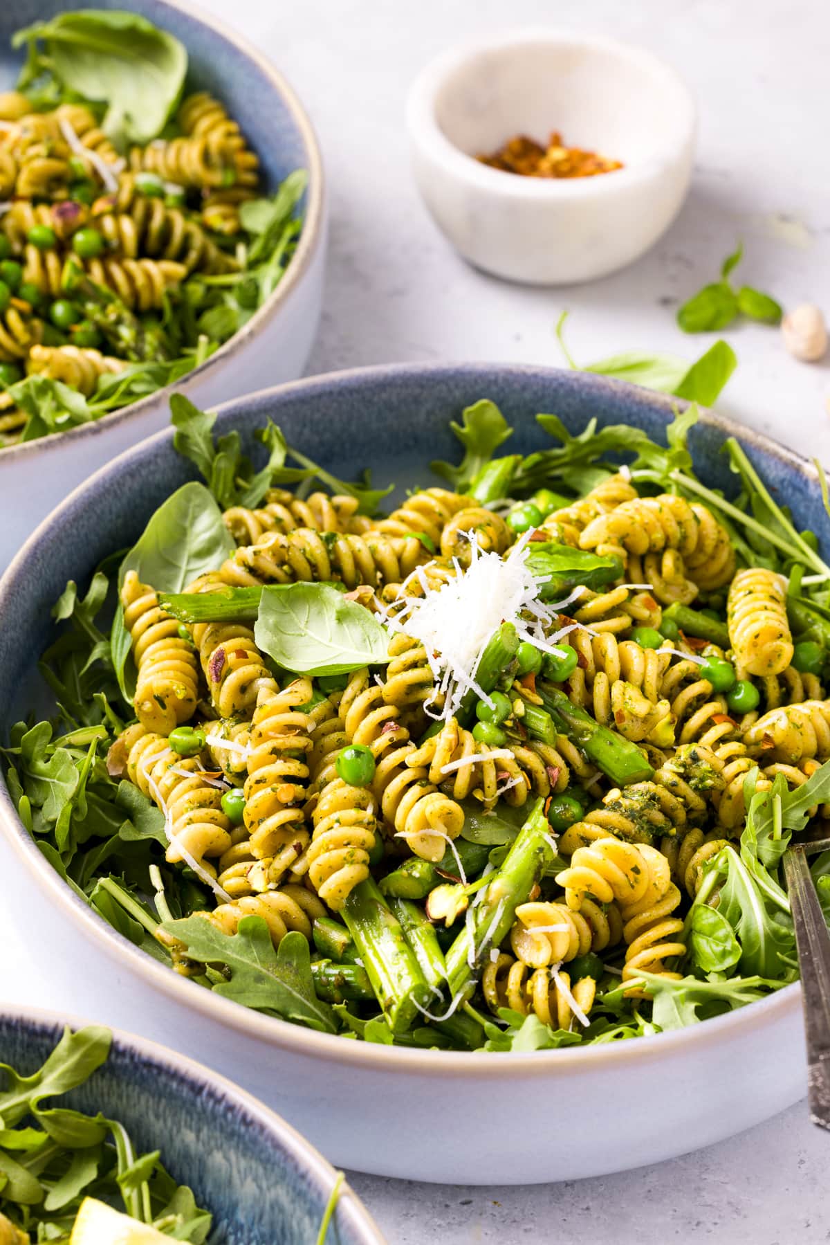 Pesto Pasta with Arugula
