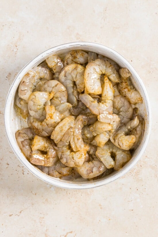 raw shrimp