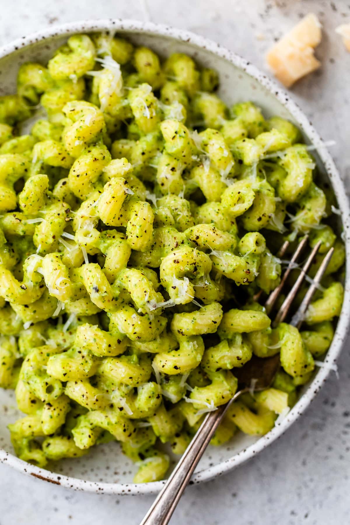 Creamy Pasta with Roasted Parmesan Zucchini Sauce