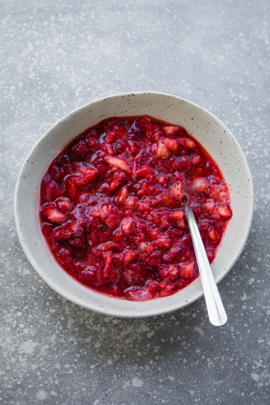 cooked strawberries