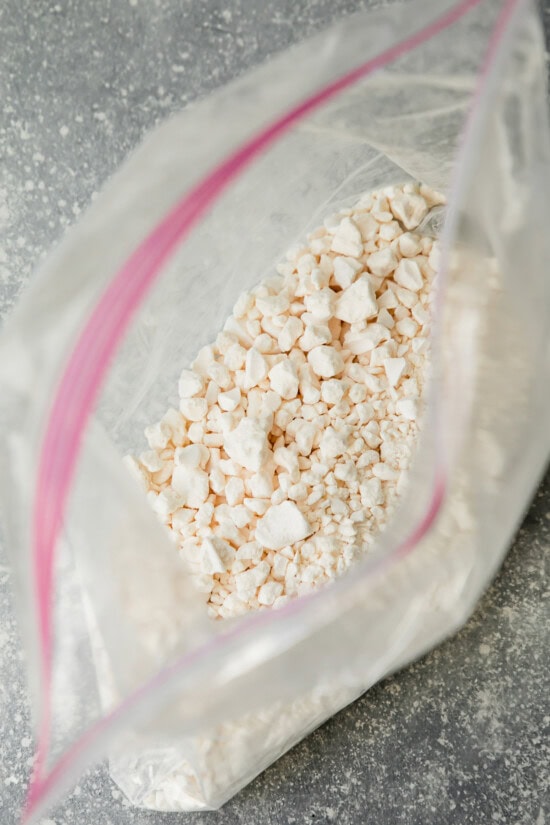 crushed meringues