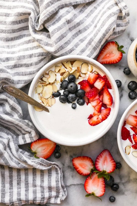whipped cottage cheese bowl