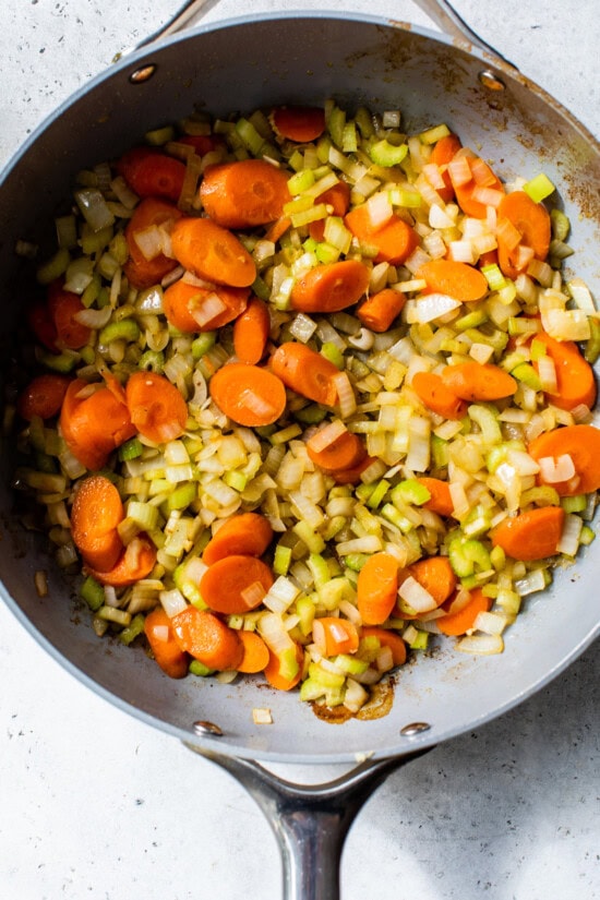 saute vegetables