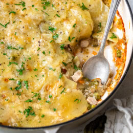 Turkey Pot Pie Gratin