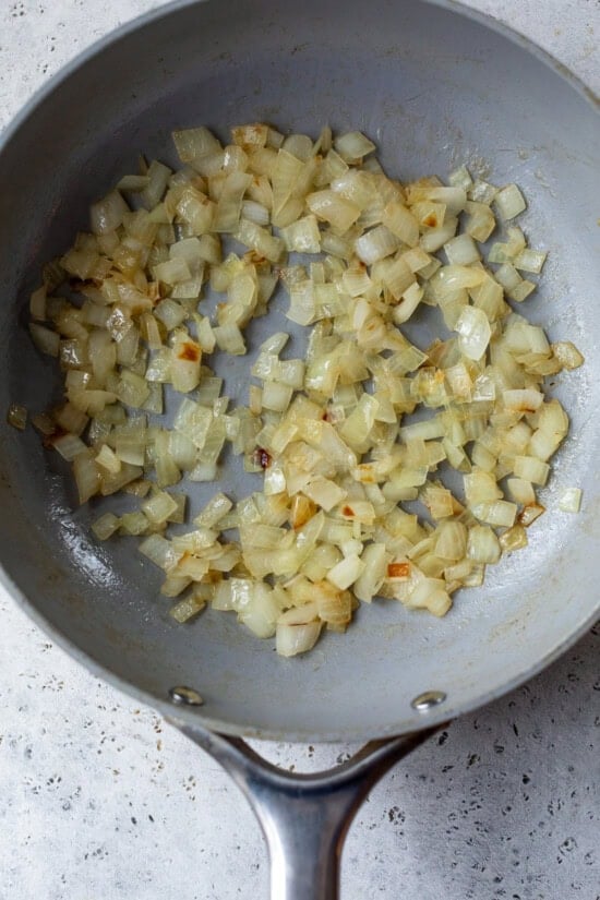 saute onions