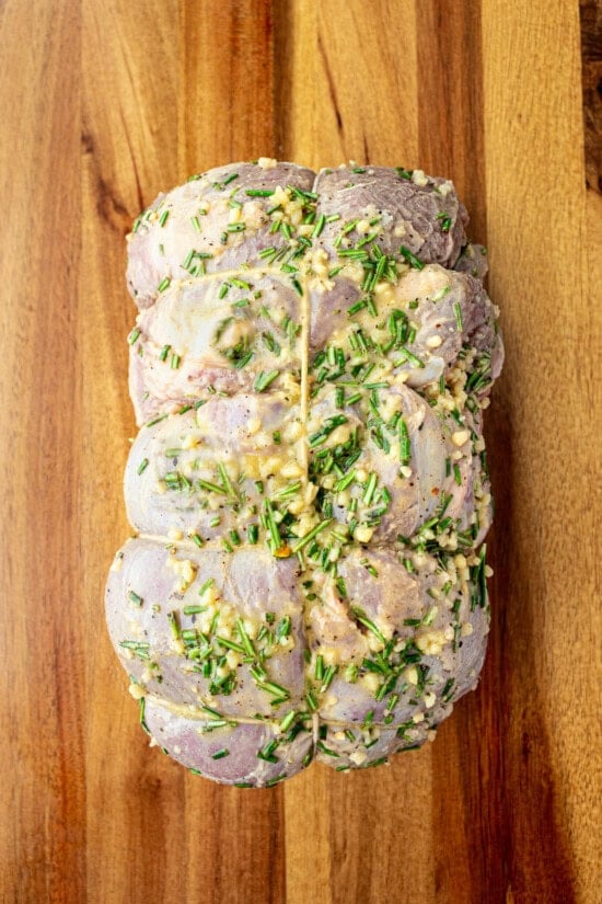 Tied Boneless Leg of Lamb