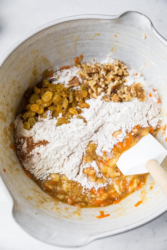 mix wet with dry