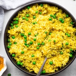 Turmeric Basmati Rice and Peas