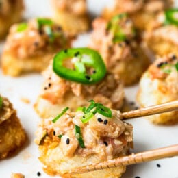 Spicy Shrimp Crispy Rice