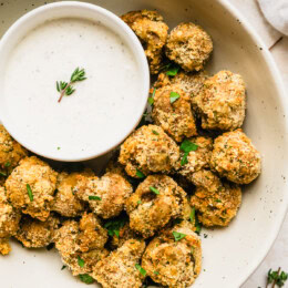 Air Fryer Mushrooms