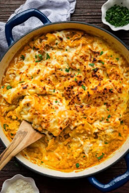 Pumpkin Lasagna Skillet