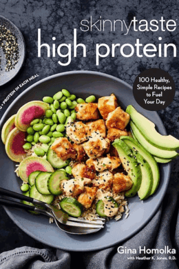 Cookbook cover for Skinnytaste High Protein