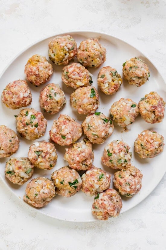 form the meatballs