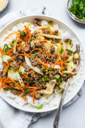 Beef and Cabbage Stir Fry