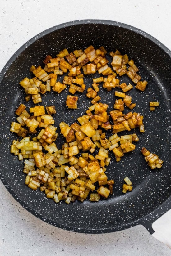 Cook the potatoes
