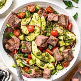Chopped Chimichurri Steak Salad