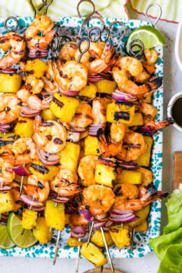 Shrimp and Pineapple Skewers